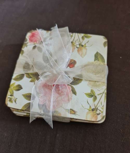 Floral Coaster Set of 4