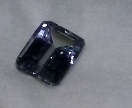2.68ct Natural Bluish Violet Tanzanite-Superb Octagon shape-CERTIFIED GIL Canada