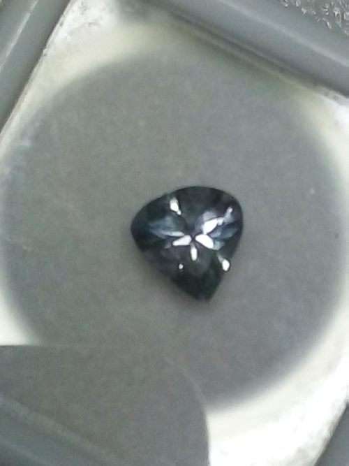 0.87ct Exquisite Pear Cut Natural Bluish Violet Tanzanite