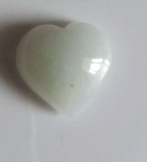 -7.65ct *Certified* Heart Cabochon Natural Untreated Jade