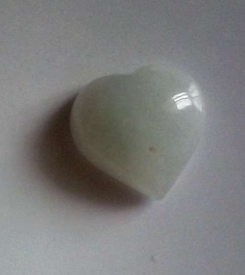 -7.65ct *Certified* Heart Cabochon Natural Untreated Jade