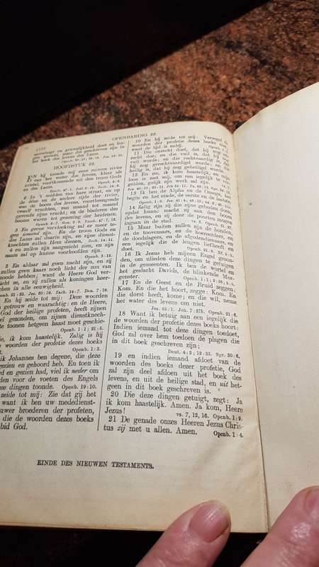 1930 Bible Dutch.
