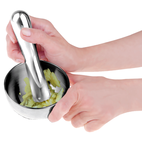 Genietti - Mini Mortar and Pestle Stainless Steel
