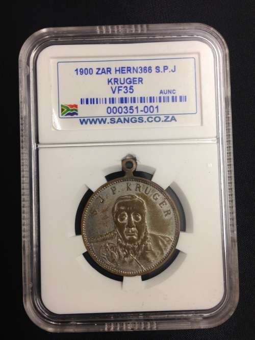 Boer War: 1900 S.J.P. Kruger 'Full Face'  Medal