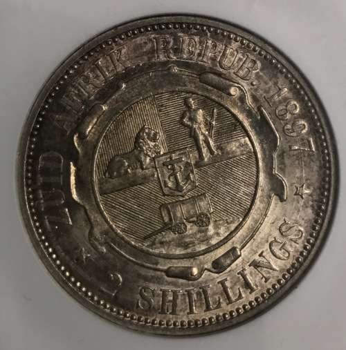 1897 2 shilling NGC MS62 Unmatched Beauty  Stunner