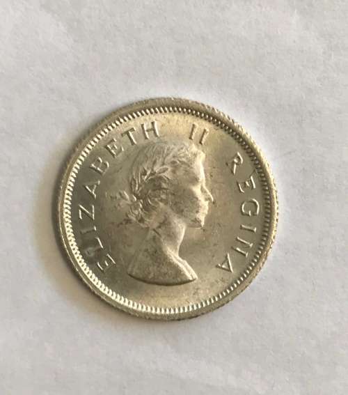 1955 union six pence Uncirculated mint state condition