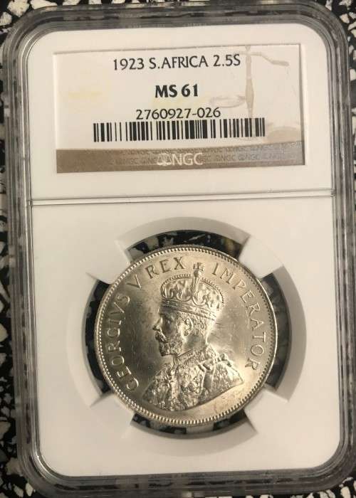 1923 Union Half-Crown NGC Ms61  ***Looks Better  Re Grade?** Rarely Seen In MS