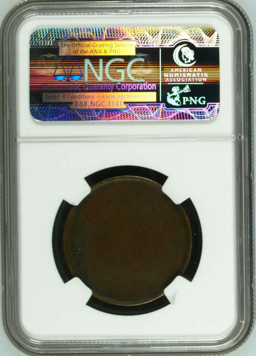 1900 ZAR Kruger Kaal Penny Blank Penny NGC Authenticated
