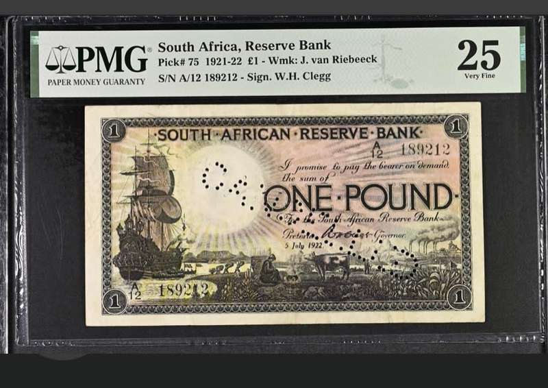 1922 Clegg one pound stunning eye appeal looks better
