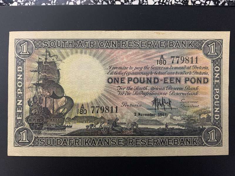 1947 one pound Beautiful Note