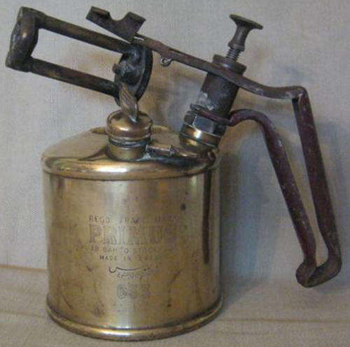 VINTAGE, BRASS PRIMUS BLOW TORCH, MADE IN SWEDEN, 633