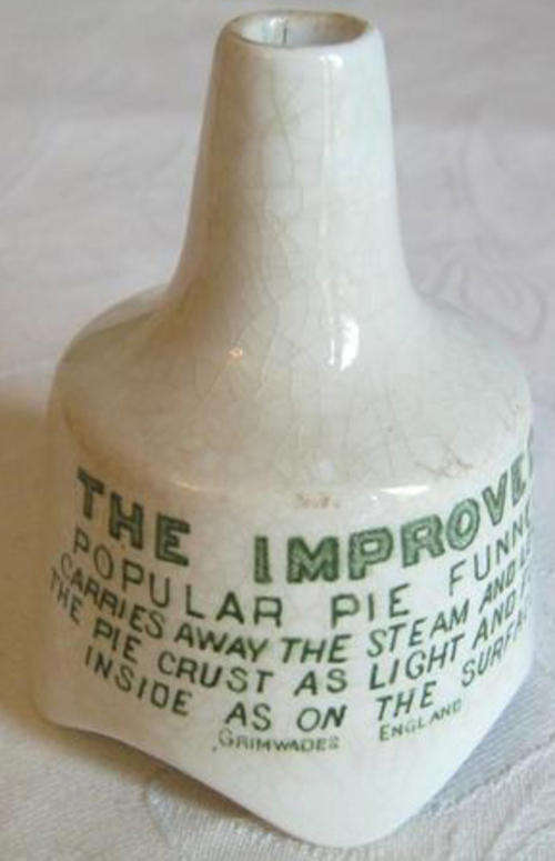 "THE IMPROVED" POPULAR PIE FUNNEL IN GOOD VINTAGE CONDITION. MADE IN ENGLAND.