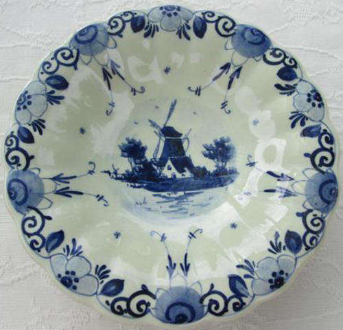 HANDPAINTED VINTAGE, DELFT HOLLAND BOWL,