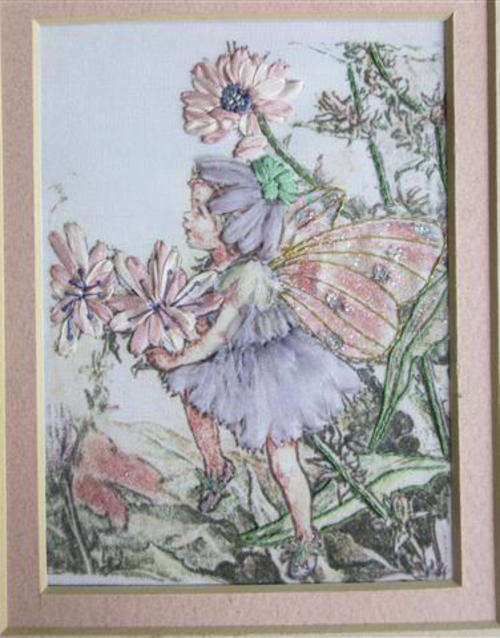 SILK RIBBON EMBROIDERY FROM THE FLOWER FAIRY COLLECTION