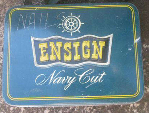 ENSIGN NAVY CUT TOBACCO TIN AND PIPE TOBACCO PAPERS
