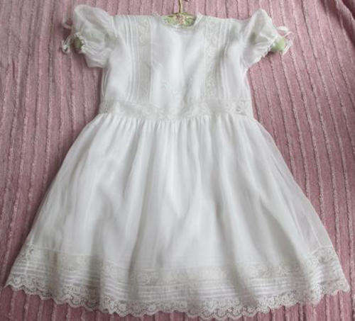STUNNING ANTIQUE, EDWARDIAN CHILDS DRESS AND PETTICOAT, EMBROIDERY, LACE, VOILE, PINTUCKS HANDWORK