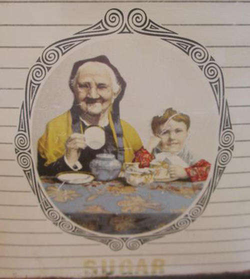 VINTAGE MAZAWATTEE TEA TIN, 1 lb