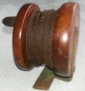 VINTAGE OR OLDER ???  WOODEN FLY FISHING REEL, POSSIBLY HAND MADE