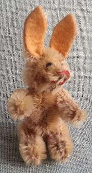 ANTIQUE AND A RARE FIND !!!!   SCHUCO BLONDE MOHAIR, GERMAN BUNNY RABBIT