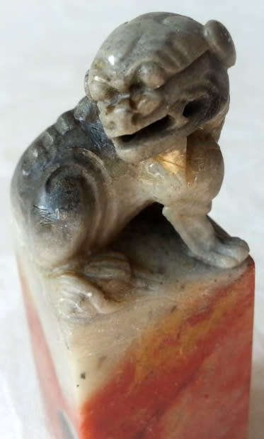 VINTAGE CHINESE, HAND CARVED SOAPSTONE  SEALS