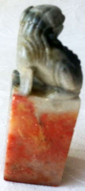 VINTAGE CHINESE, HAND CARVED SOAPSTONE  SEALS
