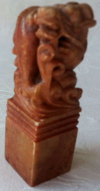 VINTAGE CHINESE, HAND CARVED SOAPSTONE  SEALS