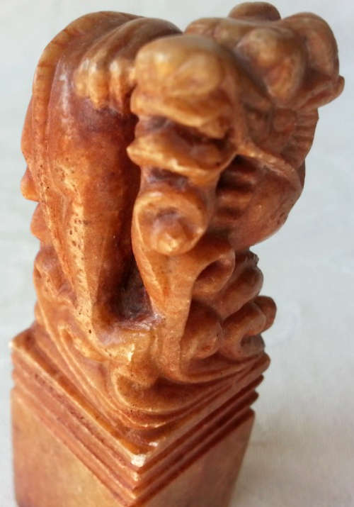 VINTAGE CHINESE, HAND CARVED SOAPSTONE  SEALS