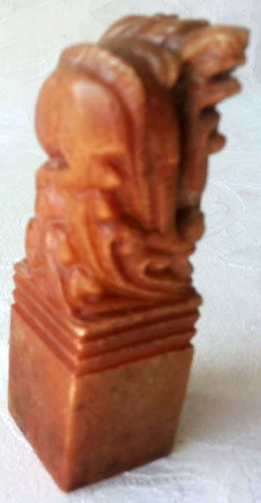 VINTAGE CHINESE, HAND CARVED SOAPSTONE  SEALS