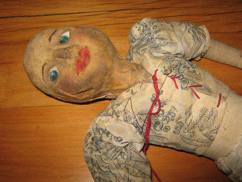 VERY     OLD     RAG     DOLL