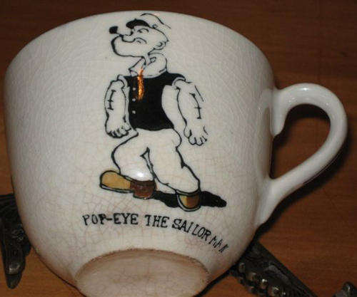 CRAZY R1.00  !! VINTAGE MIN. POP-EYE THE SAILOR MAN, CHILDS CUP.