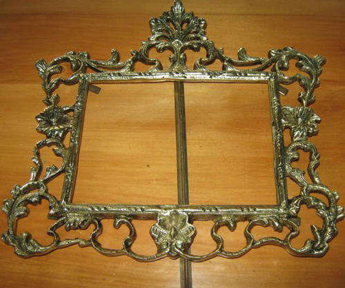 VINTAGE BRASS ROCOCO STYLE PHOTO FRAME, HEIGHT 31 CM, WIDTH 33CM, WEIGHT 2.020 GR.