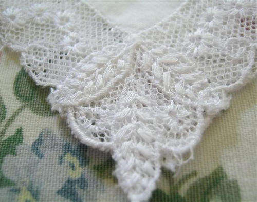 PAIR OF TWO FINE COTTON VOILE HANDKERCHIEFS, IN GREAT CONDITION.