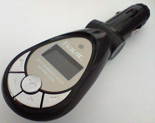 Car MP3 Player FM Transmitter with SD Slot and IR Remote