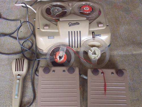 GERMAN REEL TO REEL DICTAPHONE