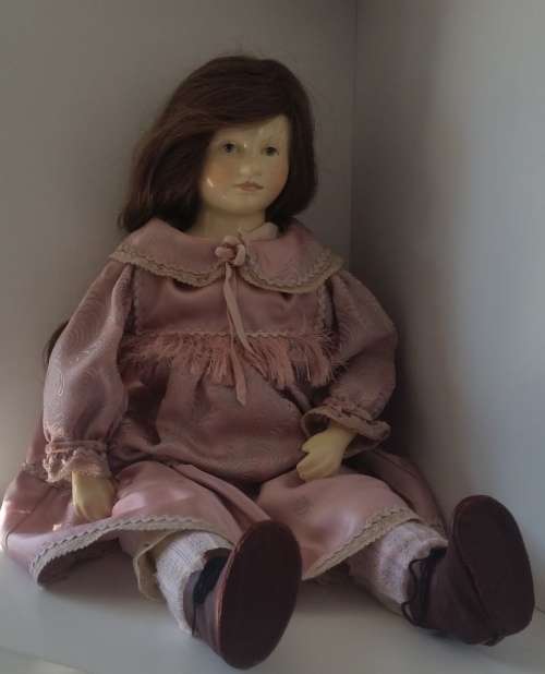 Rare Collector Bartholomina 3/95 Handmade Porcelain Ceramic Doll 1977