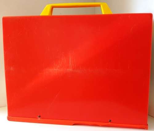 Vintage Fisher Price Two Tone Giant Screen Music Box TV 1966