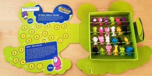 STIKEEZ COLLECTORS ALBUM WITH 24 COLLECTIBLE STIKEEZ