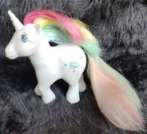 My Little Pony  G1 Italian Alternate Pose Moonstone Stamped Italy