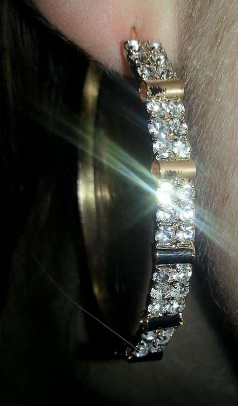 STUNNING CUBIC EARINGS GOLD PLATED