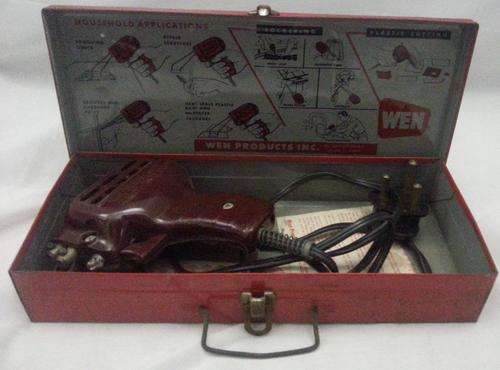 Vintage Wen Soldering Gun Model 199K with Box Papers, & Tips 199K