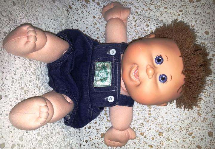 JUST TO CUTE THIS LITTLE CABBAGE PATCH BOY IS UP FOR BID