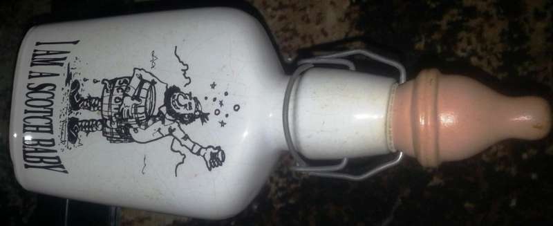 FOR THE SCOTCH BABY A TITIE BOTTLE