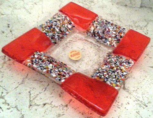 LOVELY MURANO MOSAIC ASHTRAY
