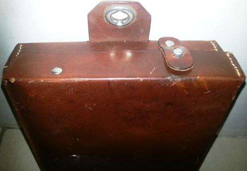 VINTAGE LEATHER LETTER HOLDER CASE
