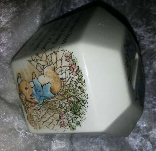 PETER RABBIT WEDGWOOD MADE IN ENGLAND MONEYBOX