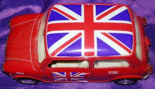 welly mini cooper british flag opening doors 9045