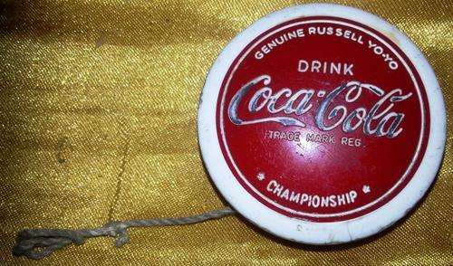 GENUINE RUSSELL YO-YO COCA-COLA