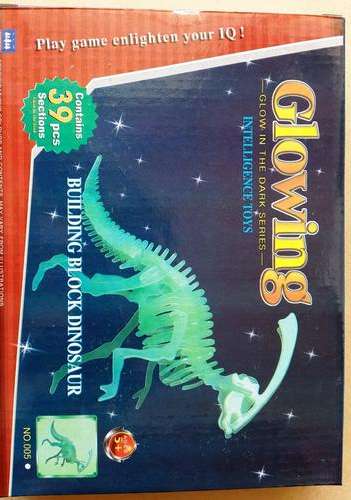 Glow in the Dark Building Block Dinosaur 39piece no.005