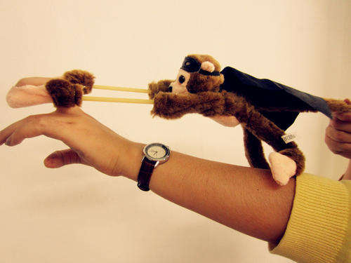 Monkey Screaming Flying Slingshot Plush Toys