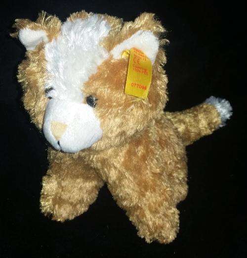 Steiff 077098 Cosy Friends Cat Brown Sitting 15cm